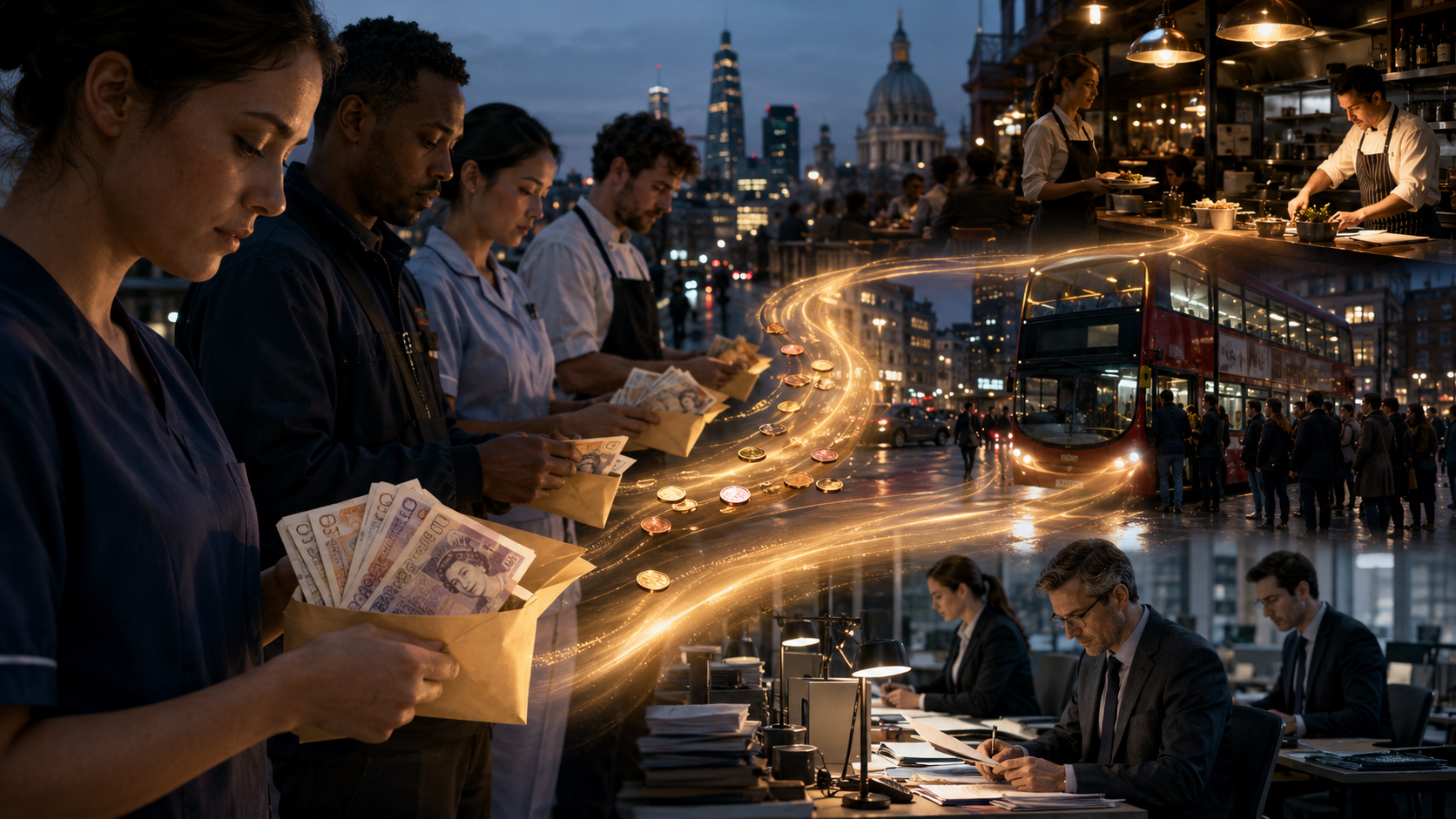UK Pay Splits in Two: Public Wages Rise 5.5% as Private Pay Slows to 2.9%—What It Means for Sterling