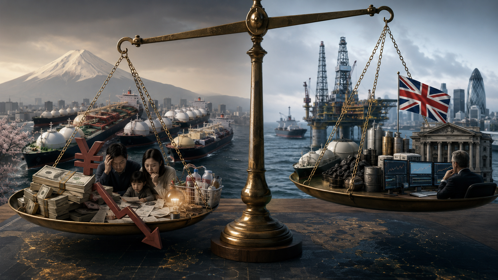 Expensive Oil Is a Common Enemy of the Pound and Yen—but Japan Looks More Exposed