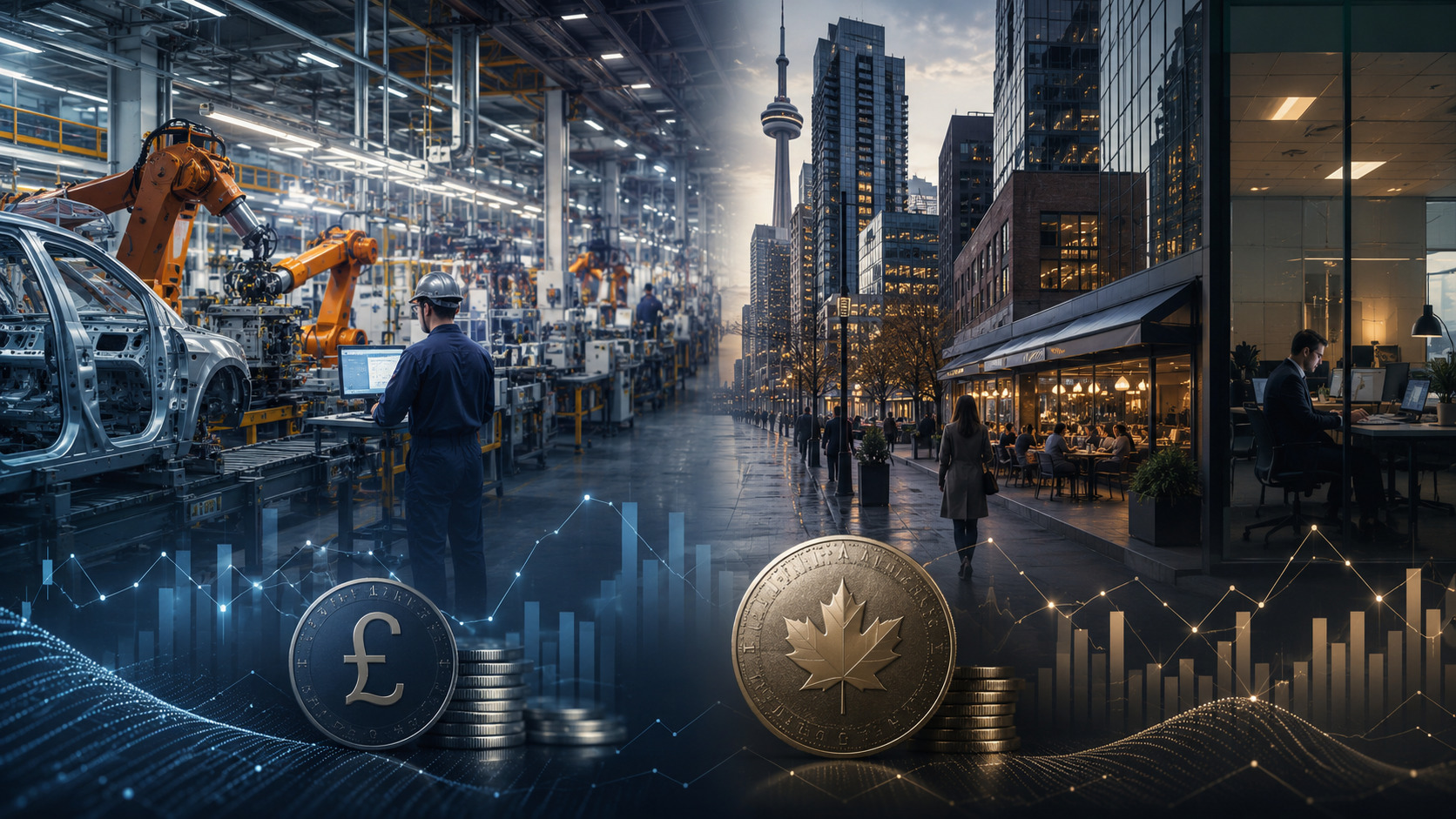 Canada’s Economy Splits: Manufacturing Expands, Services Contract—What It Means for GBPCAD